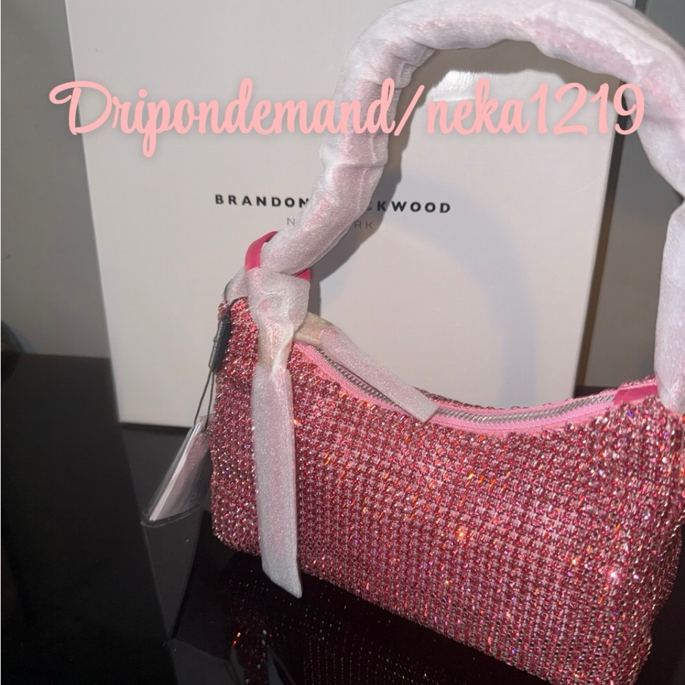 Brandon Blackwood Syl Bag- Rose Pink Crystal